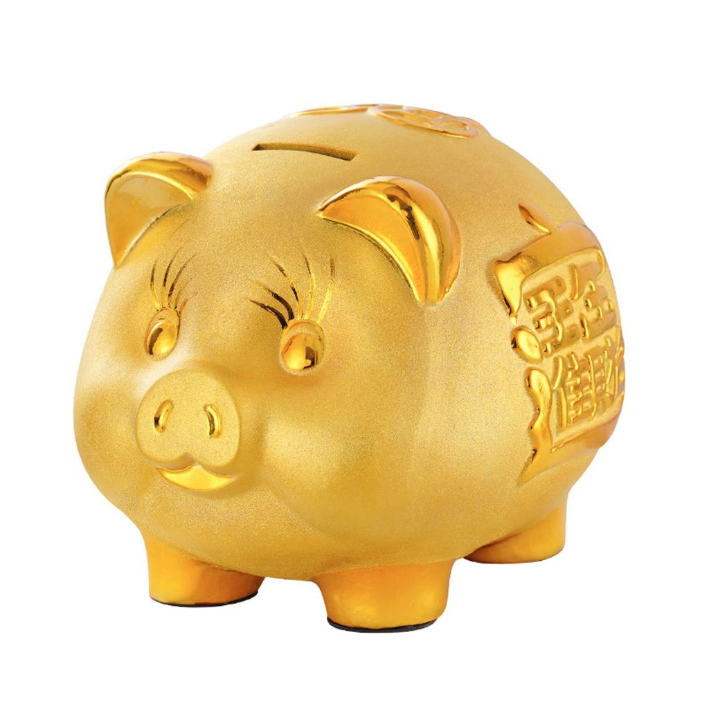 RYOHIN Pig Money Good Increase Your Lucky Feng Interior 1 Piece Lab. Box, Gold, Fortune, Fortune, Item, Shui, Decoration, (Large)