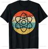Graphic Birthday Gift  Atom Retro Style Science T-Shirt Men Clothing Streetwear Graphic T Shirts  Anime Tshirt
