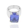 Amethyst Statement Ring: Chunky 925 Sterling Silver jewelry