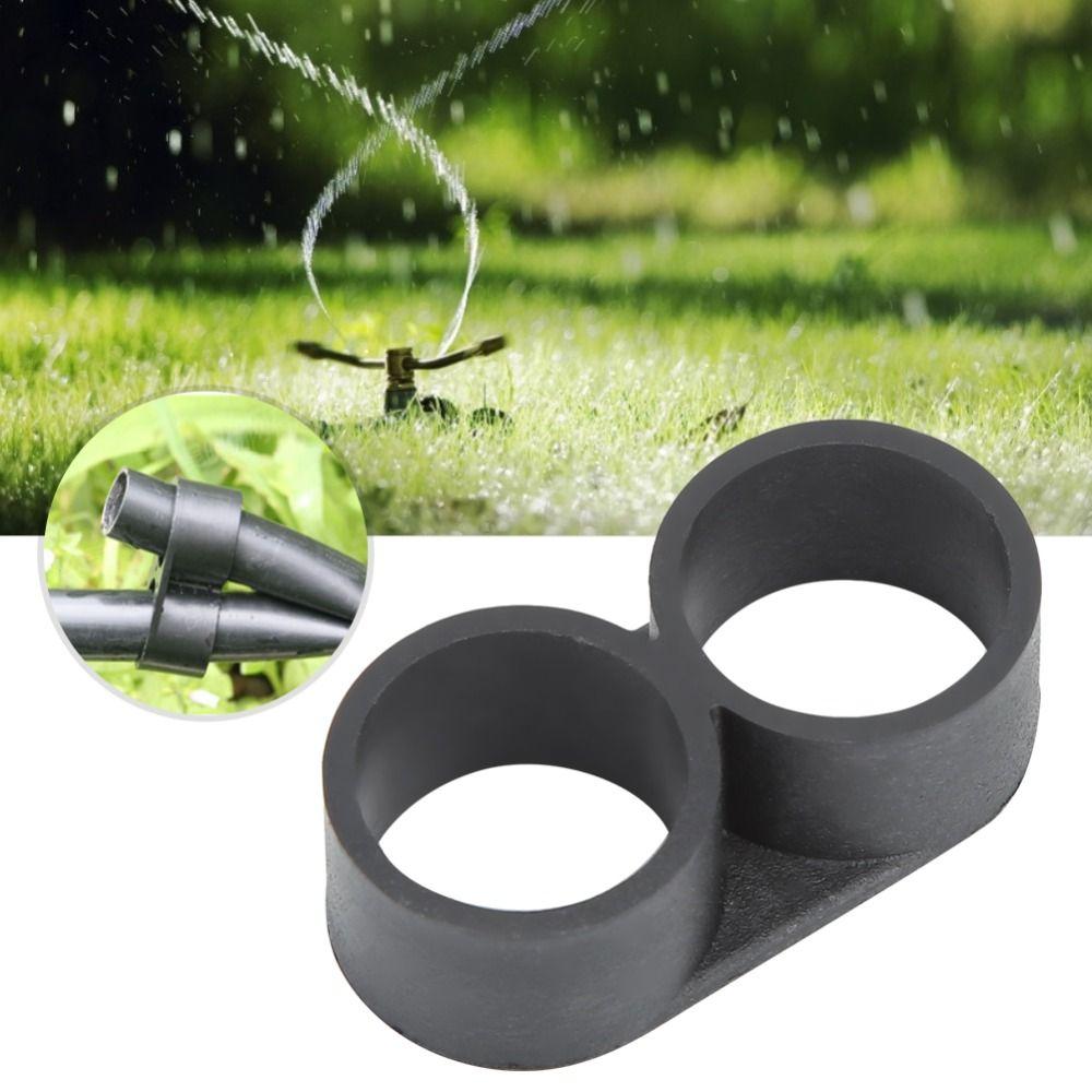 100Pcs Black Drip Tubing End Closure for 16 Mm OD Tubing Irrigation Tube End Fitting  Lawn Watering