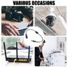Flexible DC5521 Female To Male Extension Cord With Push Button Switches For Routers CCTV And Small Appliances