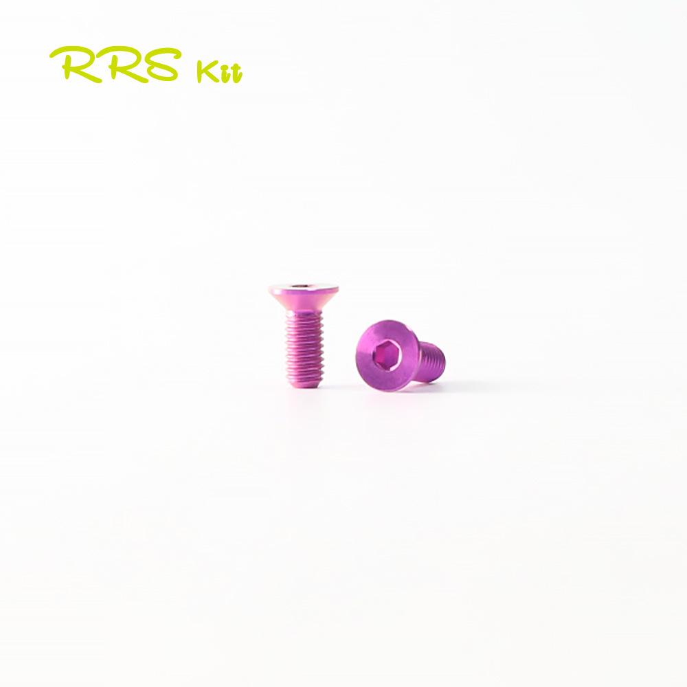 RRSKIT Ultra-light Titanium Alloy Cycling Water Bottle Screws for Road and Mountain Bikes