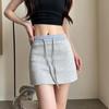 2025 Sporty A-Line Drawstring Midi Skort for Women