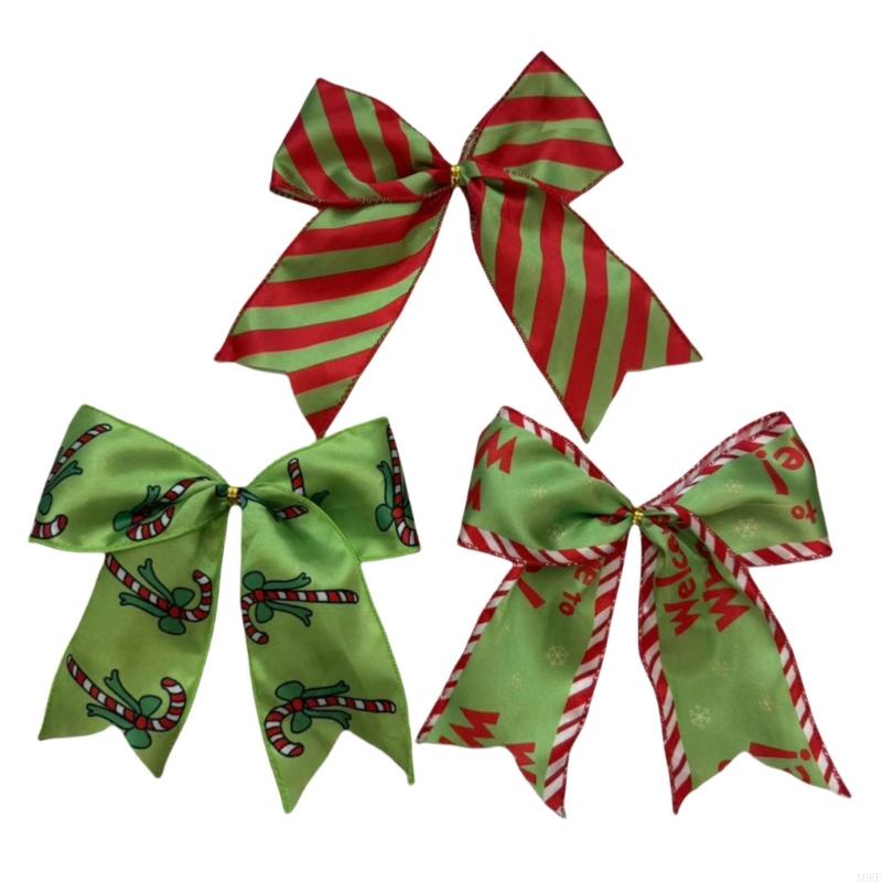 

Vibranted Outdoor Christmas Decoration Pack 12 Waterproof Bows Perfect For Porch Gate Mailboxes Christmas Styling A0KF China Mainland
