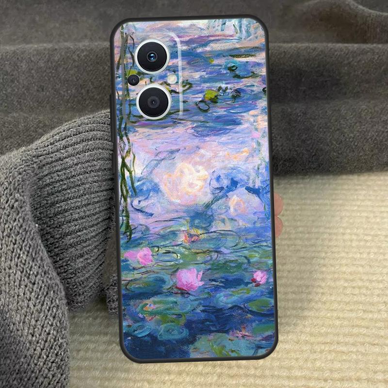 Claude Monet Art Painting Phone Case For OPPO Reno 12F 12 13 F 11 8T 7 8 10 Pro OPPO Find X5 Lite X3 X6 X8 Pro Cover
