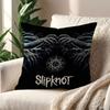 SSlipknots Heavy Metal Band Cushion Cover For Pillow Printing Sofa Decoration Home Car Room Coffee Shop Office NordicSimplicity