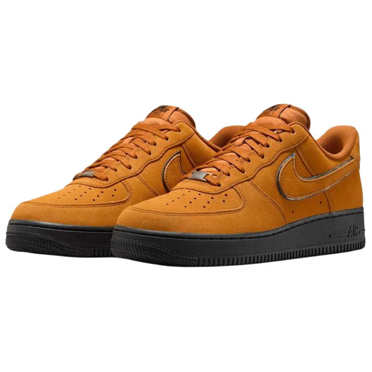 Nike Air Force 1 07 LV8 Desert Ochre Unisex Sneakers Copper Black HQ1966-700