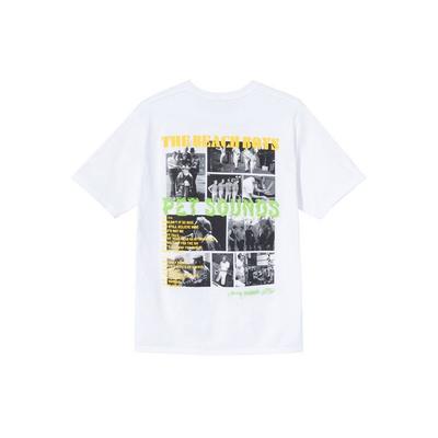 Stussy Beach Boys Grup Fotoğrafı Tişört Unisex Tişörtler Beyaz 3903703