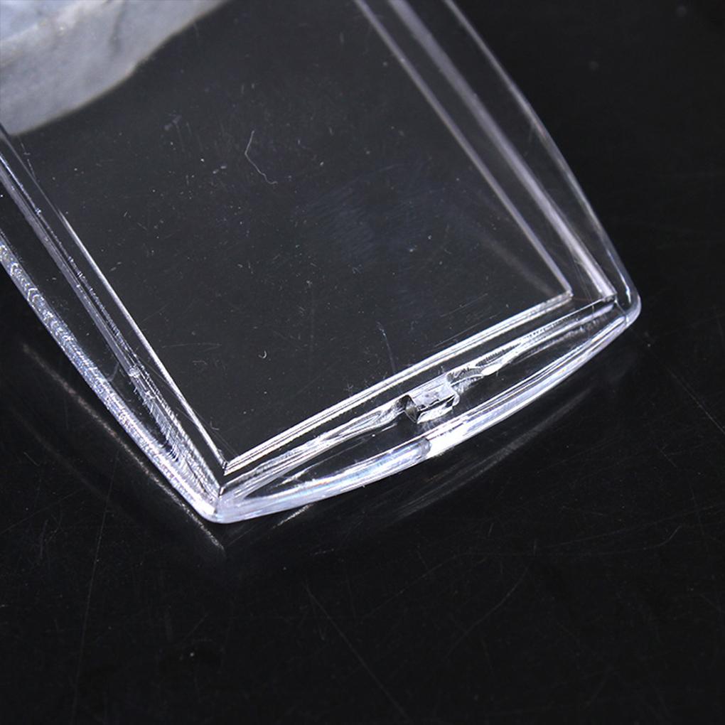 50PCS Key Chain Blank Double Side Plastic Keys Rings Metal Ring Eco Friendly Drop Resistance Holder Accessory Birthday