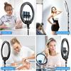 18 inch Ring Light Photo Studio Lamp with 78'' Tripod Stand Bi-Color 2700-6500K for Video Recording Makeup Selfie Ring Light