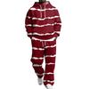Men's Hoodie and Sweatpants Set with Elastic Waist, Casual Two Piece Outfit