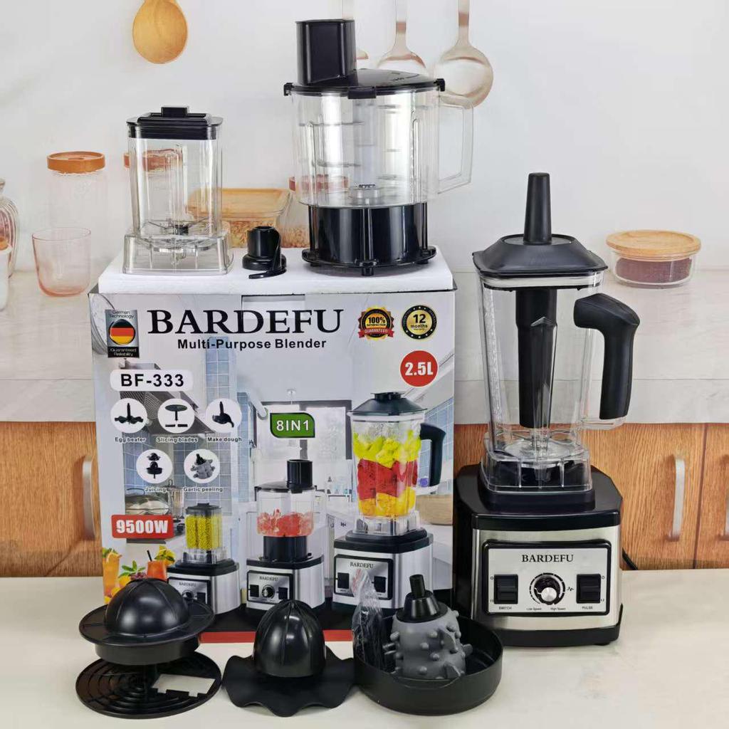 2-in-1 Multifunctional Blender & Juicer: Stainless Steel Food Processor for Fruits & Vegetables