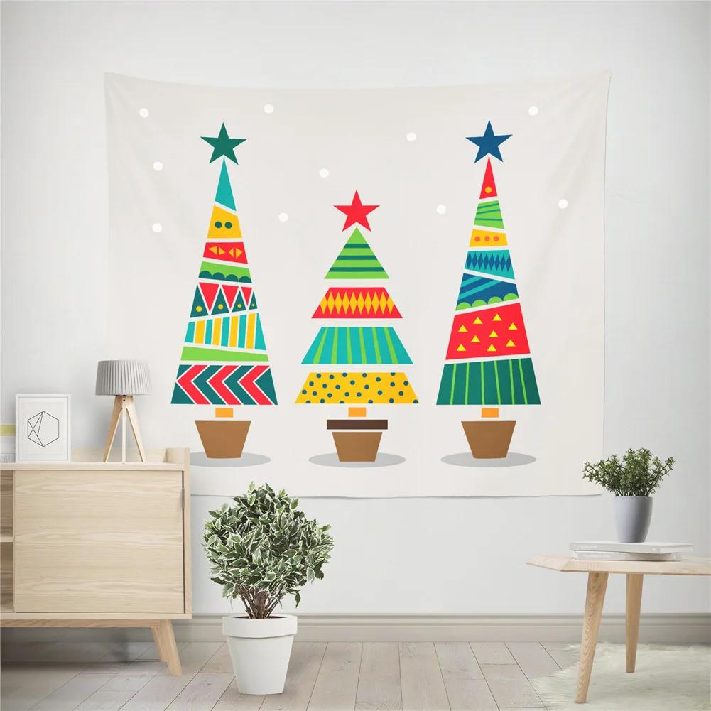 

Источник Домашний гобелен Рождественское пляжное полотенце Коврик Модная пляжная шаль Холст 100x75cm