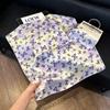 New silk satin 71 * 71 square scarf versatile foreign style simulation silk scarf middle-aged and elderly decorative scarf neck protection silk scarf
