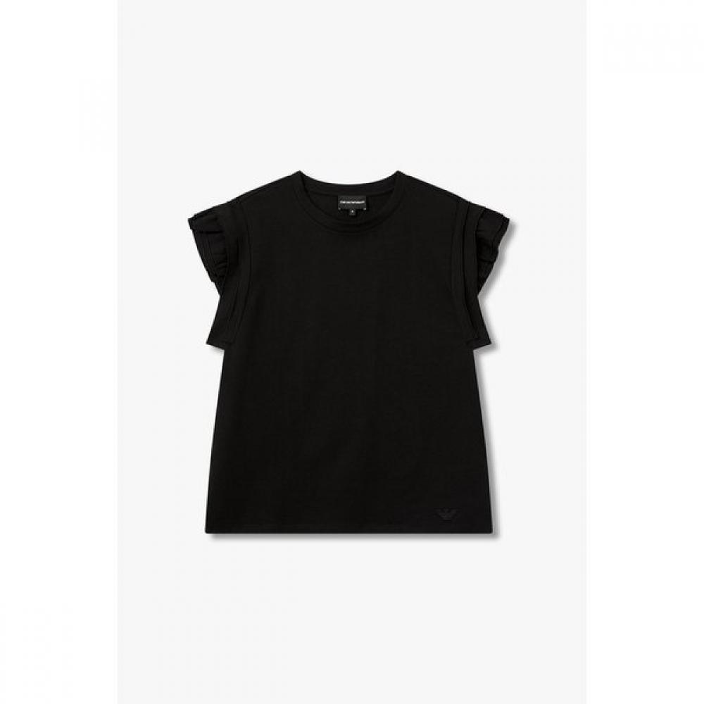 Emporio Armani Women S Frill DeTail Crewneck T ShirT A526126528 M