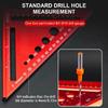 Combination Square for Carpenter Tool Aluminum Triangles Ruler Framing Tool Woodworking Frame Measurement Angles Rulers