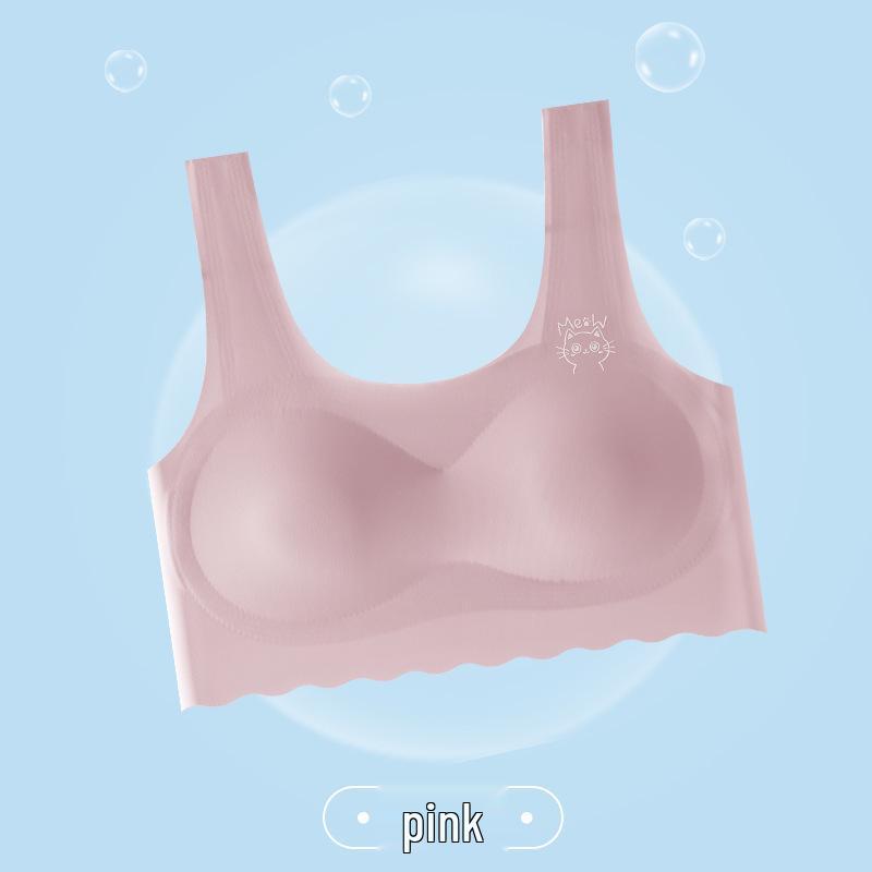 Seamless Ice Silk Sports Bra for Teen Girls