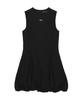 Nigaennikol Mini Ballon Sleeveless Dress_Black