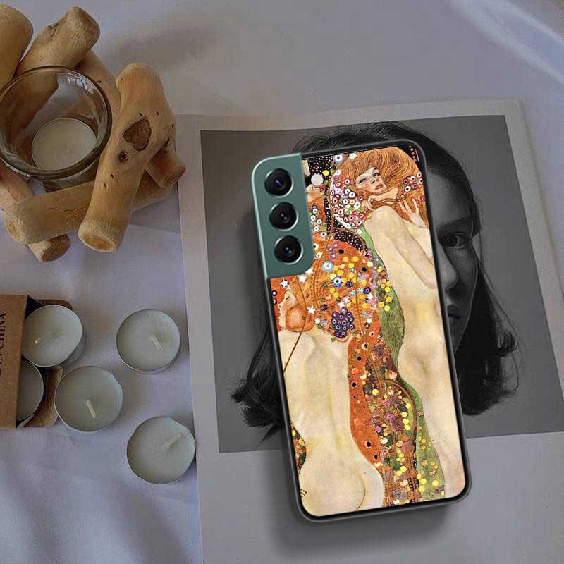 Kiss by Gustav Klimt Desig Phone Case For Samsung A16 A26 A36 A56 Galaxy A02S A12 A52S A13 A23 A33 A53 A54 A34 A24 A14 A22 A32 A