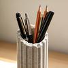Vintage Roman Pillar Pen Holder, 3D Printed Column Stationery Container, Decorative Pencil Organizer Box for Home Office Desk