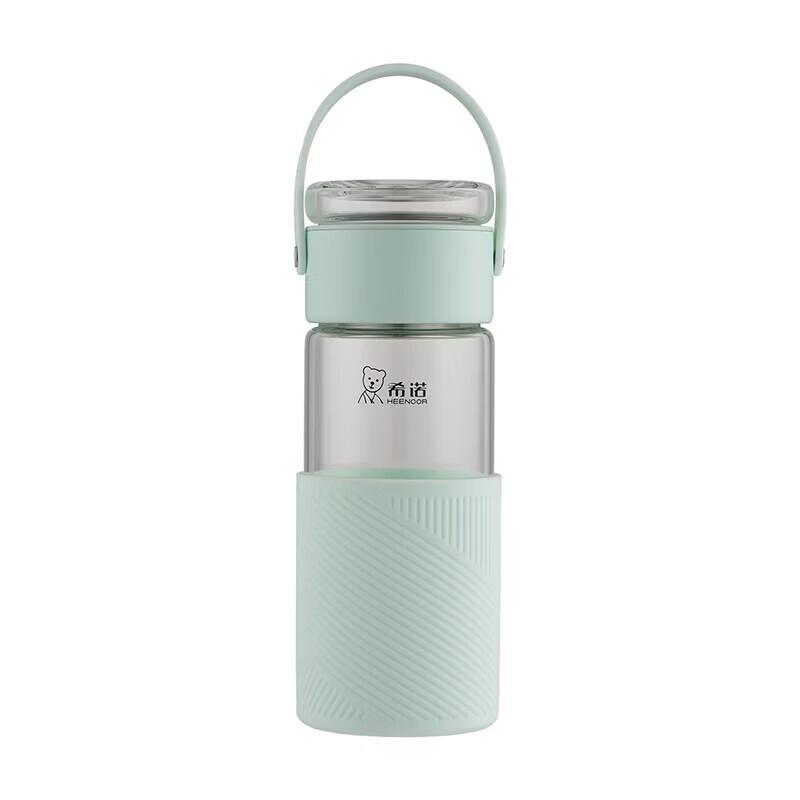 Heenoor Portable Tea Infuser Glass Bottle