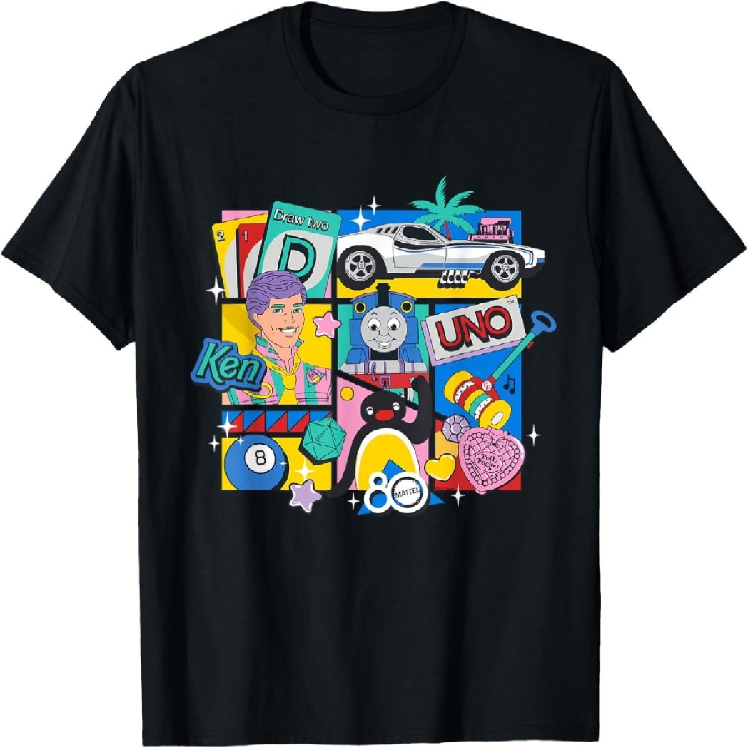 Футболка Mattel 80 лет - Объединяющая нас XXXXXL разноцветный