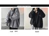 Men's Retro Wool Hooded High-Neck Sweater - Autumn/Winter Loose Fit Knitted Cardigan