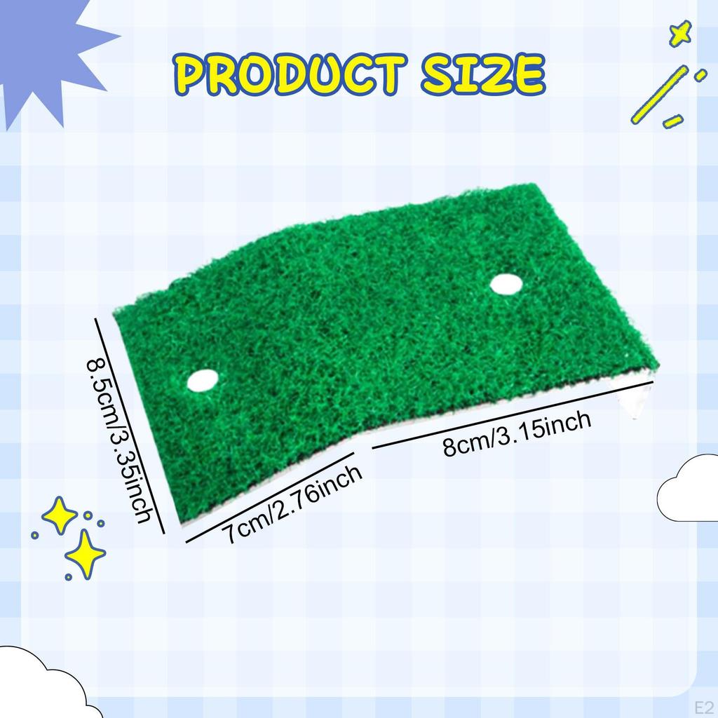 Plateforme de Baignade pour Tortue Reptile Aquarium Échelle Quai pour Tortue Rampe en Gazon Artificiel pour Grenouille Tortue de Terre