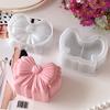 Aromatherapy Container Mold Silicone Jewelry Box Mold Bow Storage Box Mold Multi-Functional For Home Decor Aromatherapy Holder
