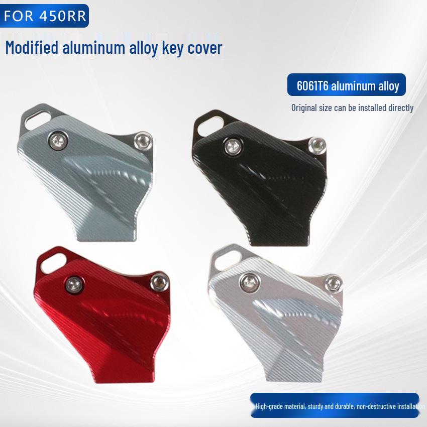 

Совместимый чехол для ключа из алюминиевого сплава для KOVE Kayue 450RR Silver