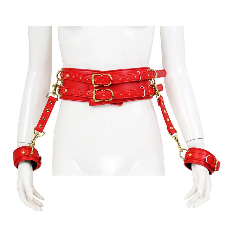 Thigh Ring Restraints: Handcuffs & Belt for Hands & Feet - Bondage Accessories for Pet Owners & BDSM Enthusiasts