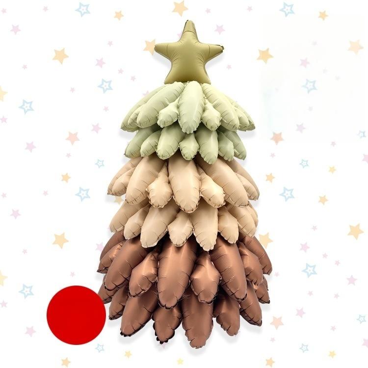 3D DIY Christmas Tree Aluminum Foil Balloon Splicing Christmas Tree Balloon Christmas Decoration Christmas 2026 Supplies