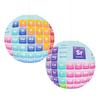 Periodic Table of Elements Lantern Educational Science Theme Chemistry Chart Round Paper Lantern for School Classorom Decor