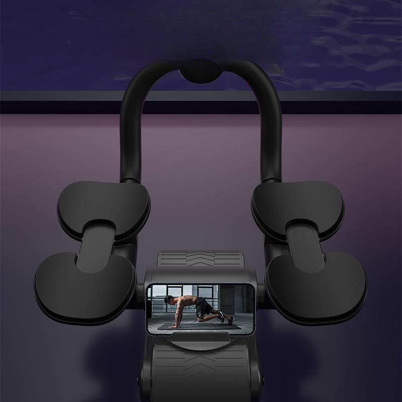 Abdominal Wheel Automatic Rebound Belly Wheel Abdominal Muscle Wheel Elbow Female Thin Belly Household Fitness Equipment Men's Equipment