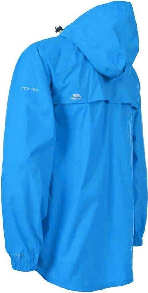 Jacket Trespass Qikpac Packaway Rain Jacket Cobalt