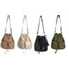 Spacious Nylon Bucket Bag for Women Shoulder Bag Female Top Handle Crossbody Bag