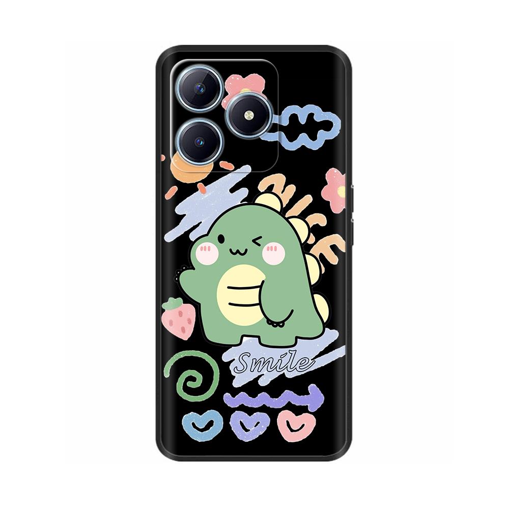 For Realme C61 Case Realme C63 Phone Cases Cartoon Full Coverage Cover Soft Liquid Silicone Case For Realme C61 C63 RealmeC61