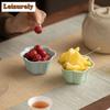 Cherry Blossom Fruit Dishes Japanese Pastry Plate Dried Fruit Snack Plate Household Plates For Food Chinese Tea Set Decoration