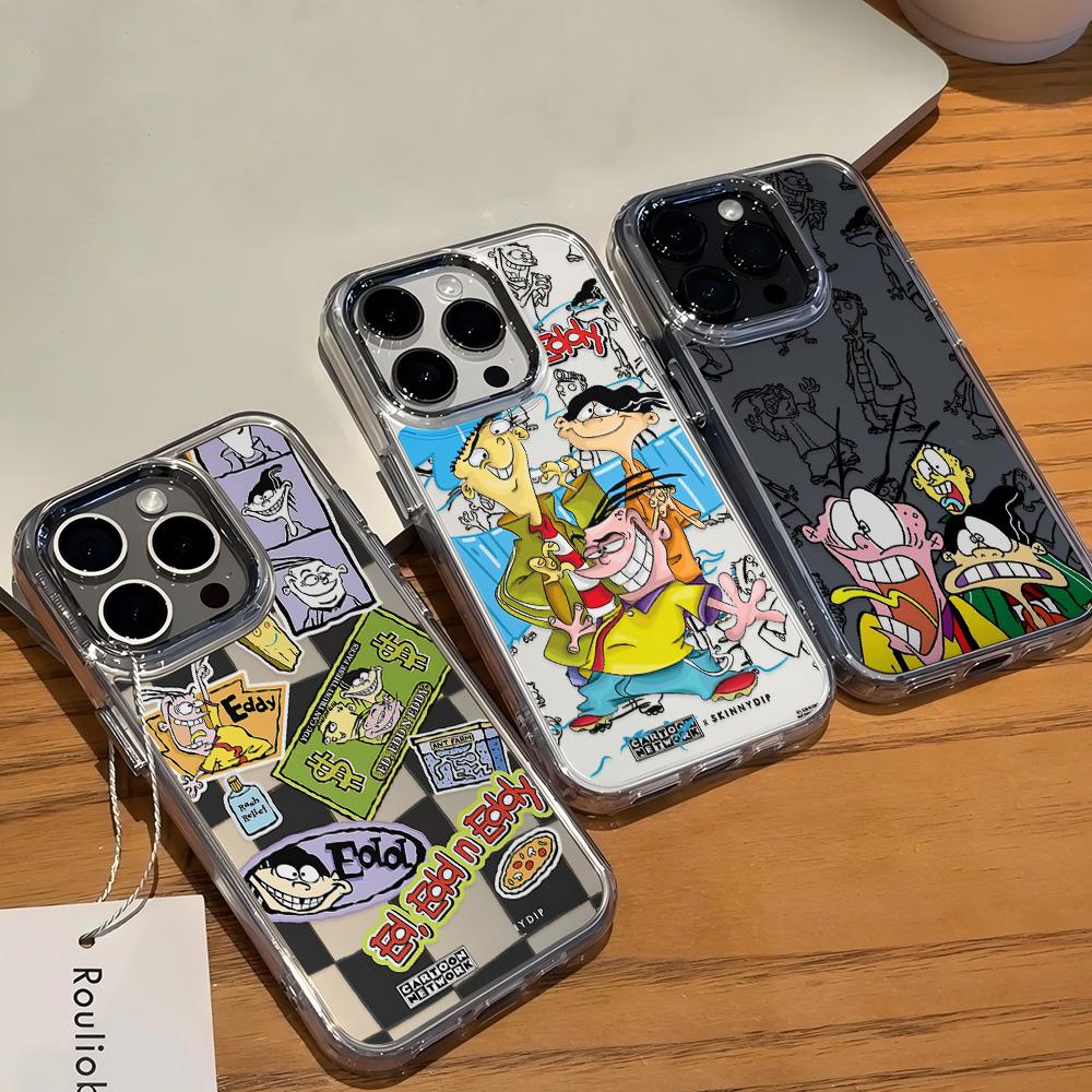 Cartoon E-Ed Edd N Eddy Hot Phone Case For IPhone 17 16e 16 15 14 13 12 11 Mini Pro Max X XR 8 7 Air Plus Transparent Soft Cover