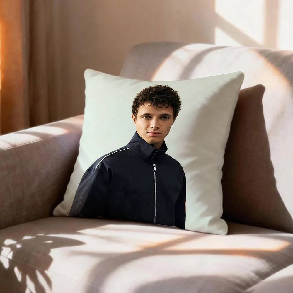 racing regulations LLando Norris Rectangle Pillow Case Pattern Printed Pillowcase For Living Room Sofa Cushion Cover