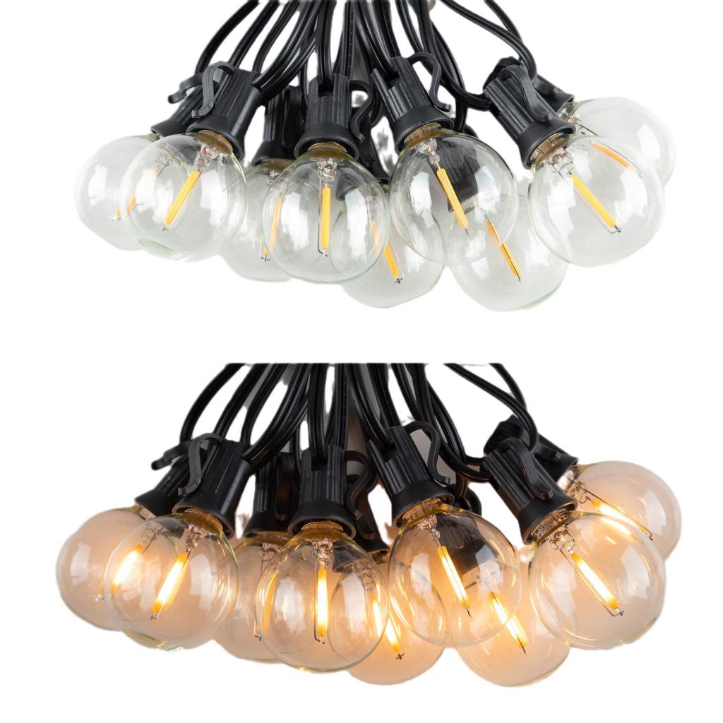 Waterproof G40 String Lights: Energy-Saving LED Outdoor Garden & Christmas Décor for Camping