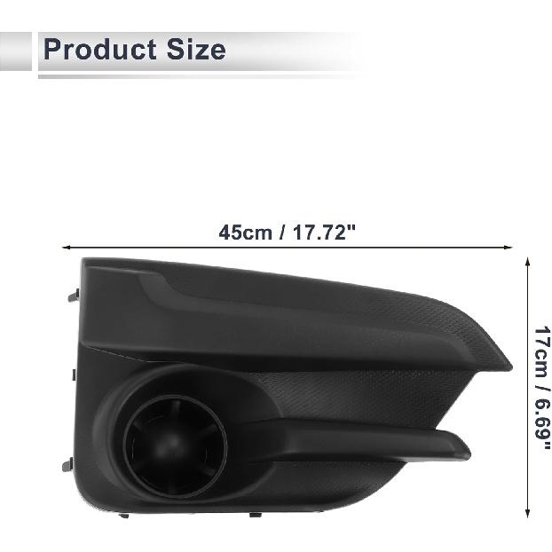 Front Right Fog Light Grill for Subaru Impreza 2017-2019 Front Lower Bumper Fog Light Cover Inserts No.57731FL20A ABS 1 Pc