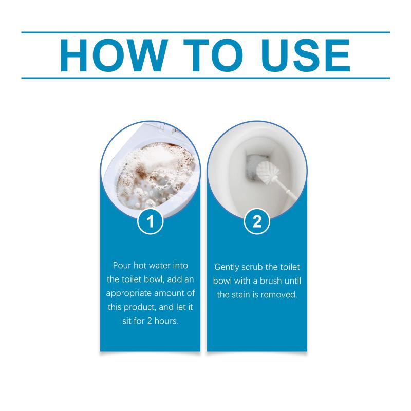 Automatic Deodorizing Toilet Cleaner Tablets Activated Deep Clean for Yellow Stains and Limescale in Bathrooms