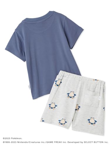 Gelato Pique Baby Cool-to-the-Touch Print T-Shirt & Shorts Set (PBCT244431 NVY)