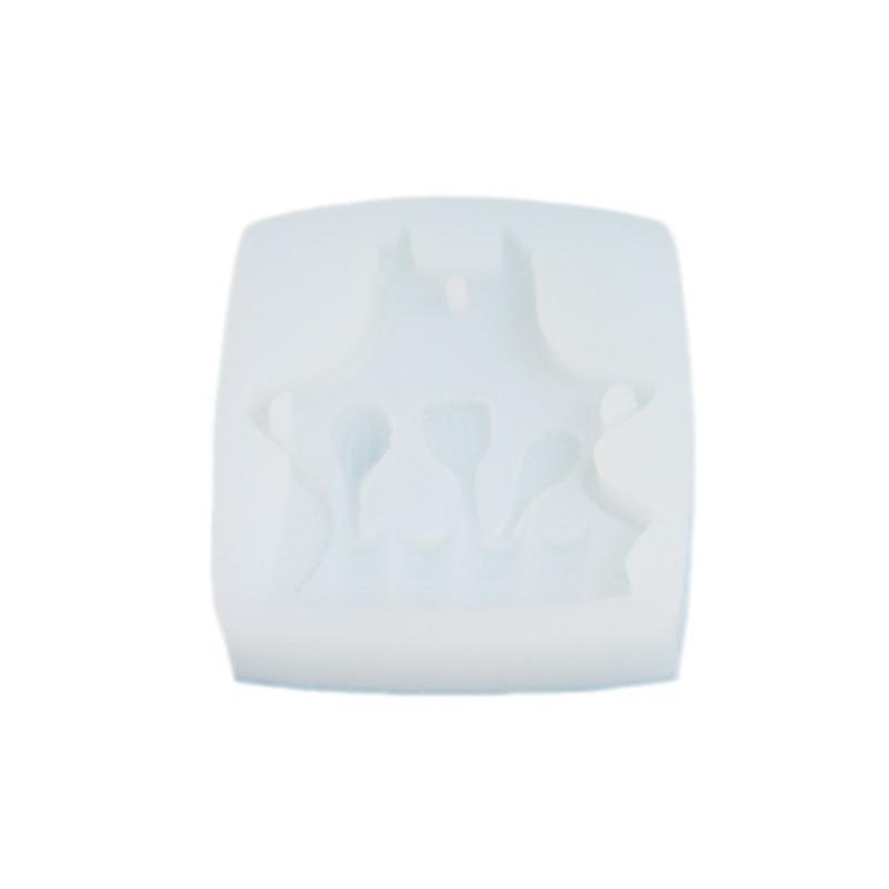 Apron Biscuits Silicone Mold Chocolate Candy Mold for Diy Dessert Ice Block Mold Handmade Cupcake Decor Baking Tool