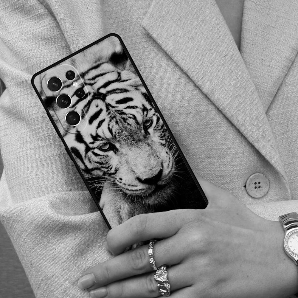 Tiger Cell Phone Case for Samsung Galaxy S26 Ultra S25 S24 S23 S22 S21 S20 Note10 Cover
