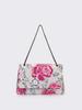 Embroidery sequined shoulder bag summer new niche woven straw bag high-end large-capacity armpit bag
