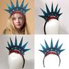 Couronne Festives Déesse Liberty Bandeaux d'Halloween pour Femmes Headpiece Cosplay pour Parades et Rassemblements Communautaires