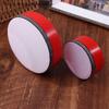 Red Kids Wooden Hand Drum Music Percussion Instrument Handheld Educational Toy for Children