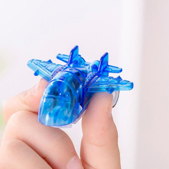 25Pcs Pull Back Mini Airplane Toy Clear Combat Aircraft Model Toddlers
